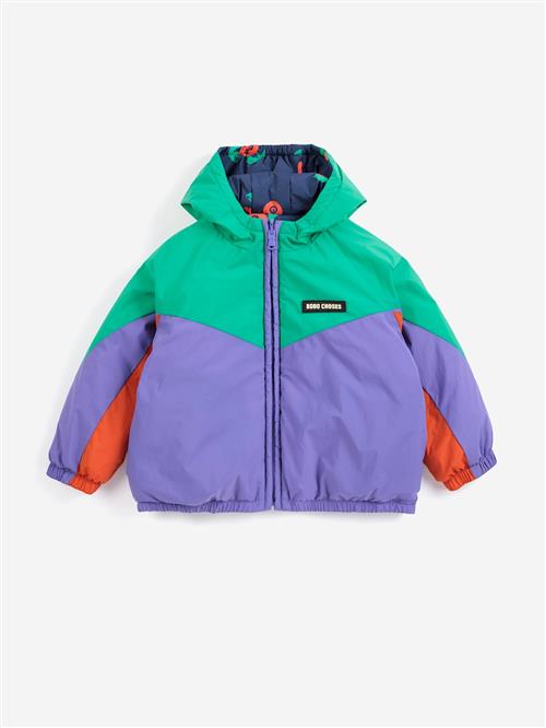 Bobo Choses Stamp Bloom Vendbar Anorak Navy Blue  Navy Blue 2 Y  Marineblå  2 år  Drenge, Piger