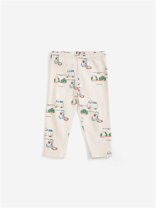 Bobo Choses Everyday Ghosts Leggings Offwhite  Offwhite 6 Months  Hvid  6 måneder  Drenge, Piger
