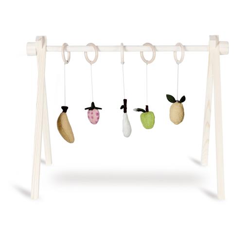 Quax Sæt Med 5 Stk. Aktivitetslegetøj Til Babygymnastik Fruits  Mixed One Size  Hvid  One Size  Drenge, Piger