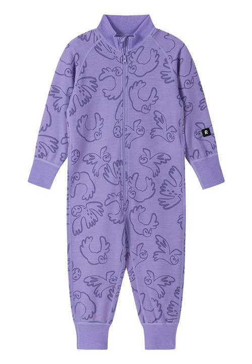 Reima Parvin Wool Coverall Blooming Lilac Blooming Lilac 98 cm  Lilla  98 cm  Drenge, Piger