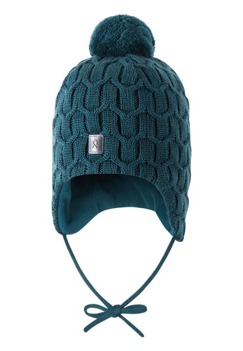 Reima Nunavut Beanie Dark Teal Dark Teal 48 cm  Blå  48 cm  Drenge, Piger