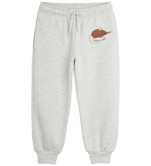 Mini Rodini Sweatpants - Elephant Shrew - Gråmeleret