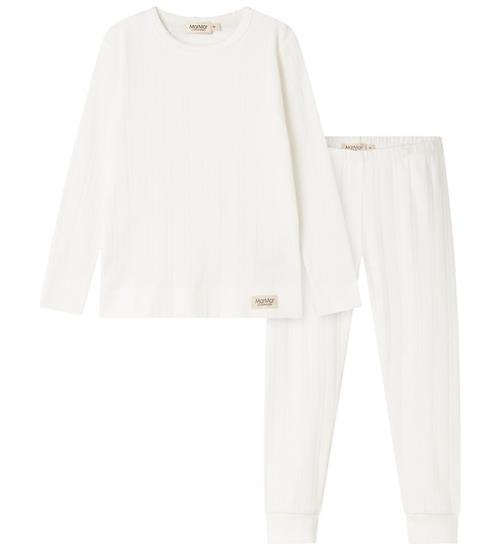 MarMar Nattøj - 2-delt - Modal/Pointelle - Gentle White