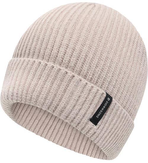 Didriksons Hue - Strik/Rib - Buz Kids - Beach Beige