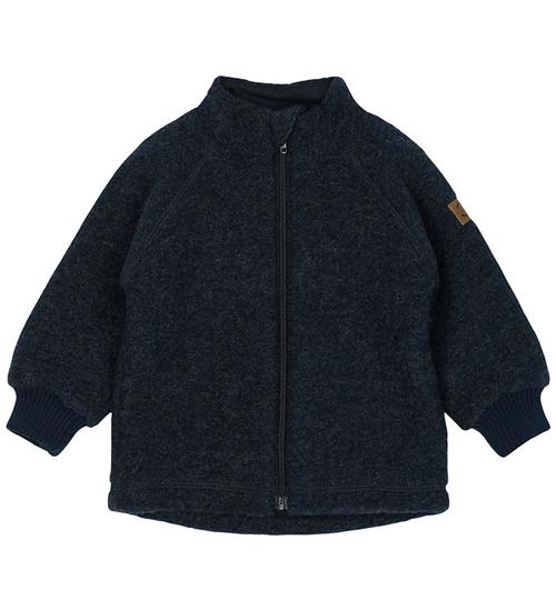 Mikk-Line Cardigan - Uld/Bomuld - Blue Nights