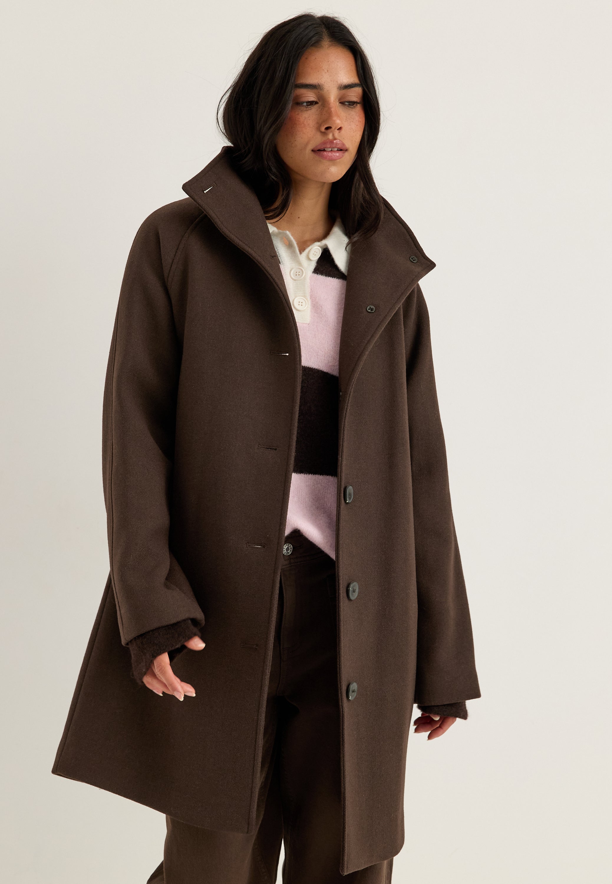 SELECTED Slwzia-vinni Wool Blend Coat