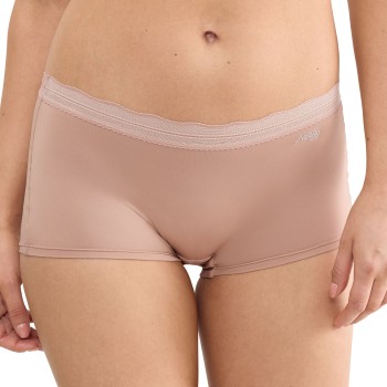 Sloggi Trusser 2P GO Blush Shorts Beige polyamid X-Large Dame