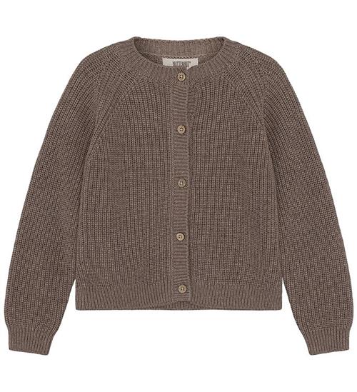 Huttelihut Cardigan - Strik/Rib - Cinder Melange