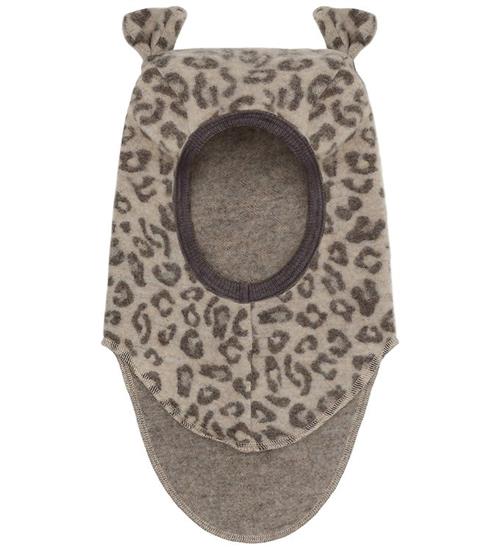 Huttelihut Elefanthue - Uldfleece - 1-lags - Camel Melange m. Ør