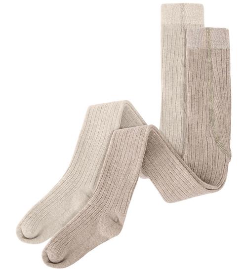 Huttelihut Strømpebukser - Viskose/Uld - Rib - 2-pak - Camel Mel