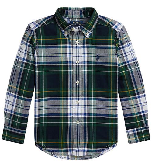 Polo Ralph Lauren Skjorte - White/Green Multi