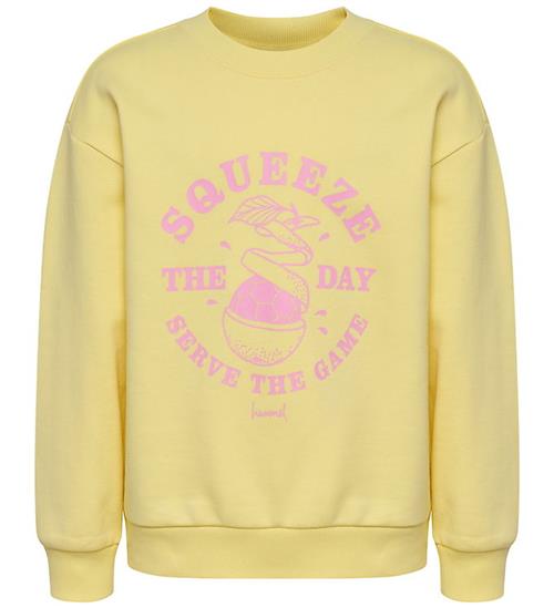 Hummel Sweatshirt - hmlJR Graphic - Mellow Yellow