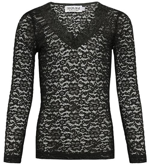 Hound Bluse - HdKayla - Sort m. Blonder