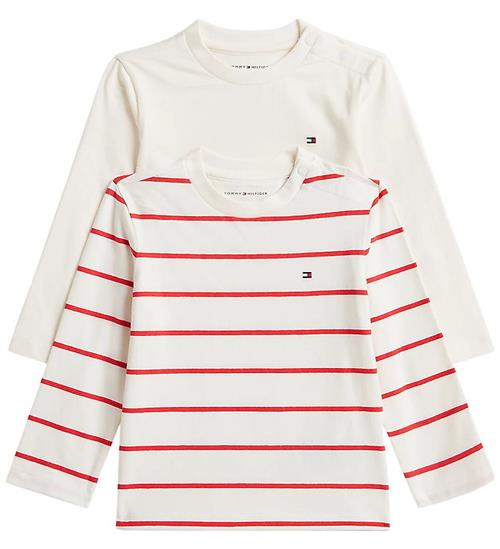Tommy Hilfiger Bluser - 2-pak - Off White Stripes