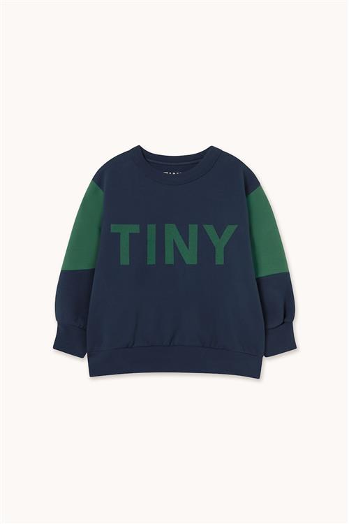 Tinycottons Tiny Color Block Sweatshirt Navy-6y  Marineblå  6 år  Drenge