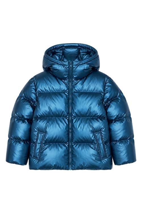 The New TNUffe Puffer Jacket Metallic Blue Metallic Blue 5-6 Y  Marineblå  5-6 år  Drenge
