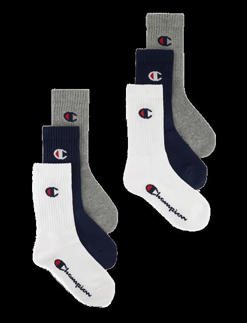 Champion | 6Pk Crew Socks | 31-34