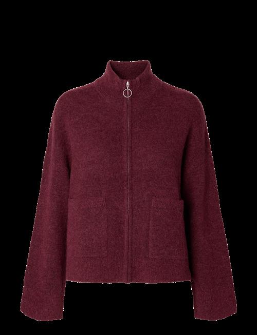 Selected | Slwsia Ras Ls Knit Zipper Cardigan Noos | XXL