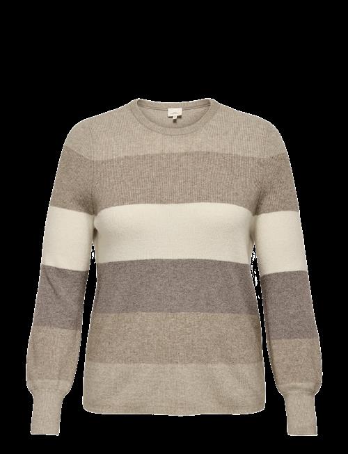 ONLY Carmakoma | Carnew Daria L/S Stripe Pullover Knt | 50-52