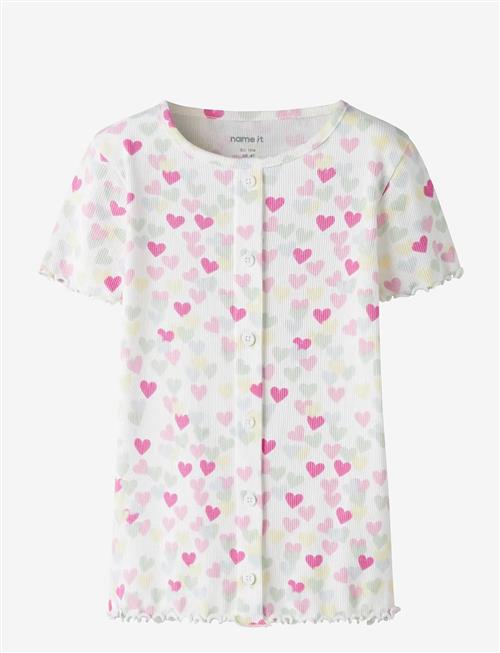 name it | Nmfvemia Aop Ss Slim Top | 110