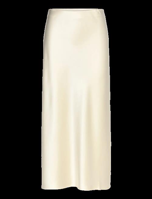 Malina | Aubree Satin Midi Skirt | XL