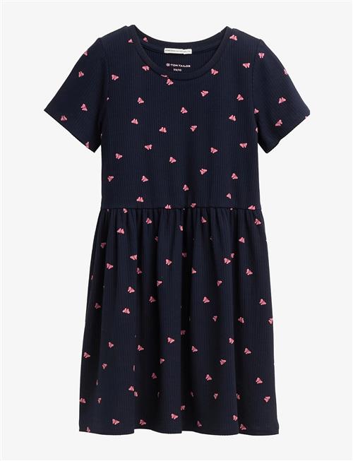 Tom Tailor | All Over Printed Rib Dress | 104 x 110