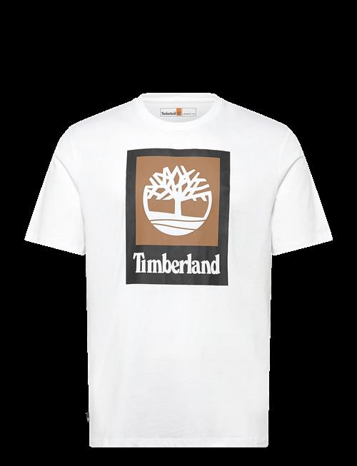 Timberland | Stack Logo Colored Short Sleeve Tee White | L