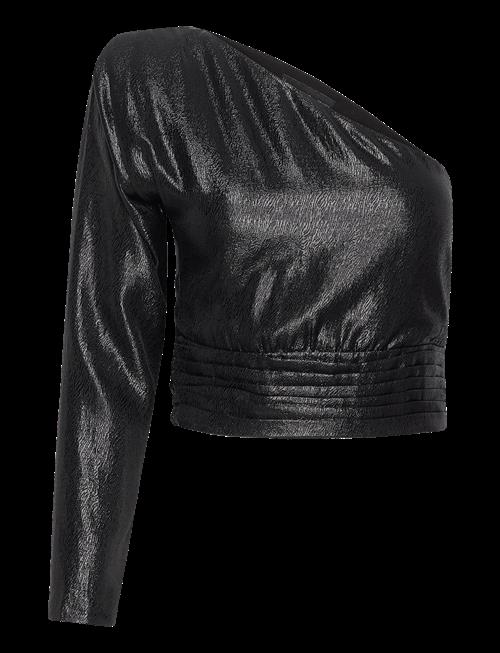 Mango | Asymmetrical Puff Sleeve Blouse | S