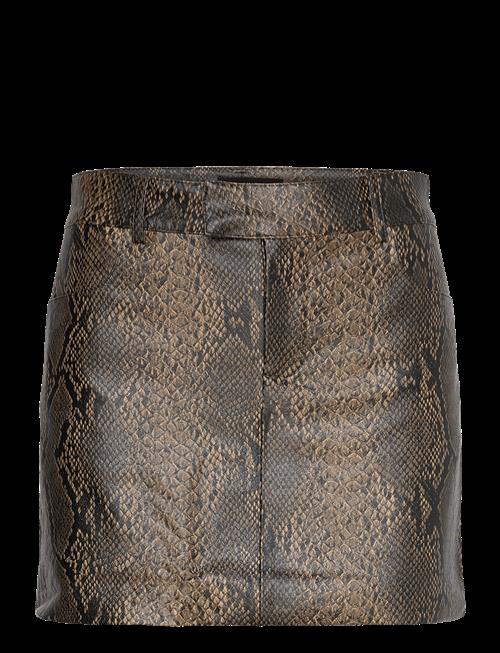 Mango | Mini-Skirt With Animal-Print Effect | 36