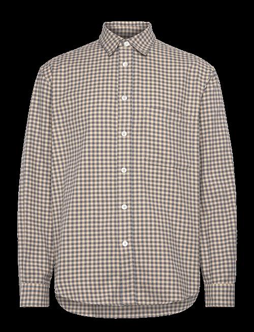 Garment Project | Relaxed Long Sleeved Shirt - Grey/B | S