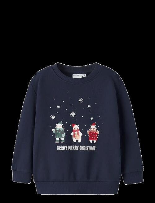 name it | Nmmvismas Ls Nreg Sweat Bru | 98