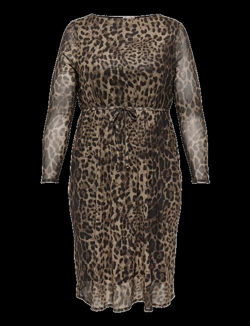 ONLY Carmakoma | Carforest Life Ls Boatneck Blk Dress Jrs | 50-52