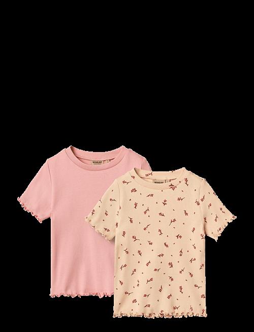 Wheat | 2 Rib T-Shirt S/S Alicia | 98