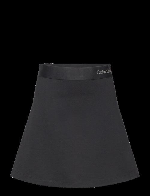Calvin Klein | Logo Tape Flare Punto Skirt | 170