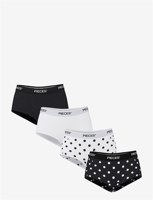 Pieces | Pclogo Lady 4 Pack Aop/Solid Noos Bc | S