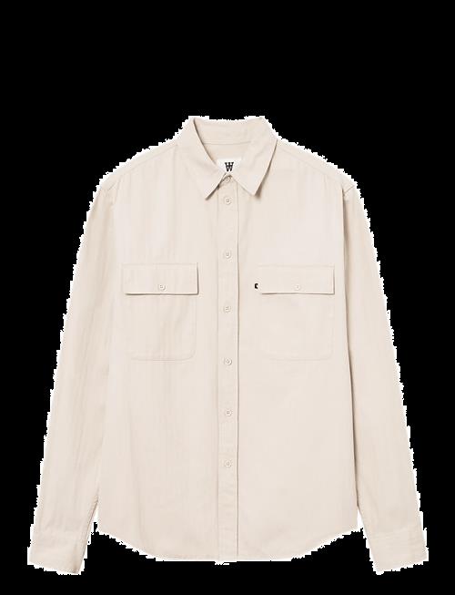 WOOD WOOD | Wwaxl Herringbone Shirt | XL