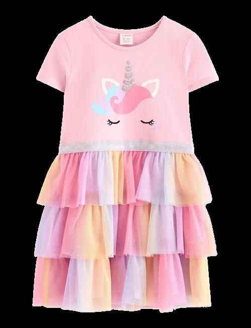 Lindex | Short-Sleeved Flounce Dress | 92