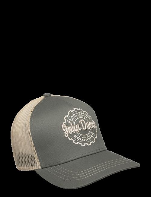 American Needle | Vintage 5 Panel Trucker Olive John Deere | ONE SIZE