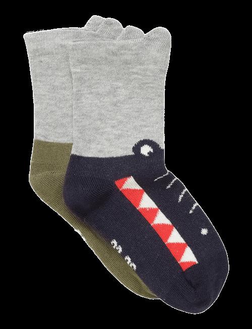 Minymo | Socks W. 3D Effect (2-Pack) | 19\22