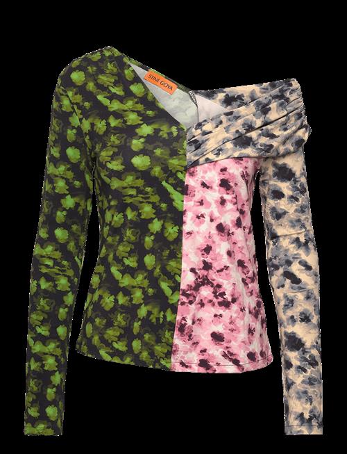 STINE GOYA | One Shoulder Long Sleeve Top, 2254 | L