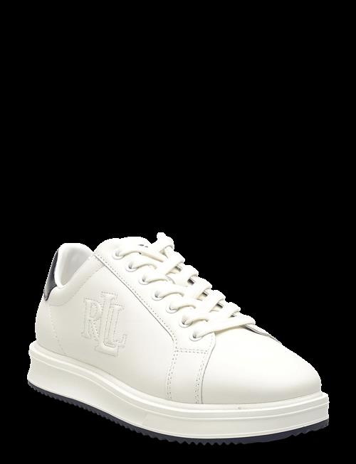 Lauren Ralph Lauren | Ainsley Smooth & Crinkle Leather Sneaker | 37.5