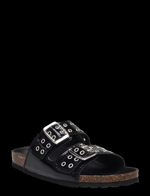 Bianco | Biamiami Two Buckle Slide Patent Leather | 39