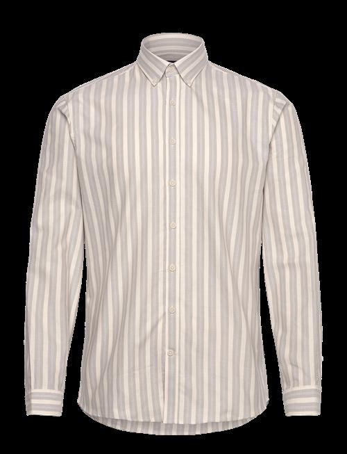 Lindbergh | Striped Oxford Shirt L/S | M