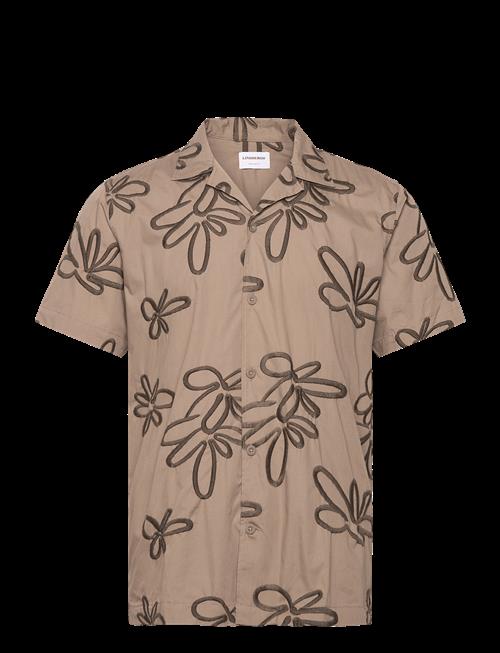 Lindbergh | Embroidered Cotton Shirt S/S | L