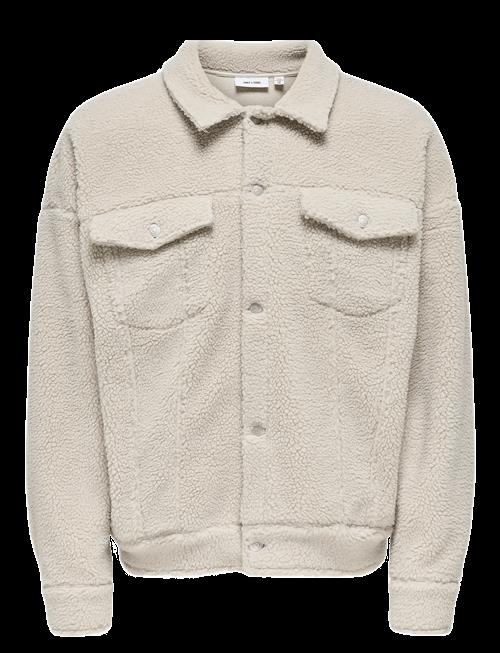 ONLY & SONS | Onsdeacon Rlx Sherpa Overshirt Sweat Vd | XL