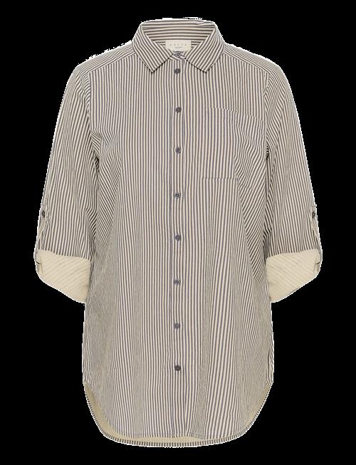 Kaffe Curve | Kcnana Striped Shirt Tunic | 48