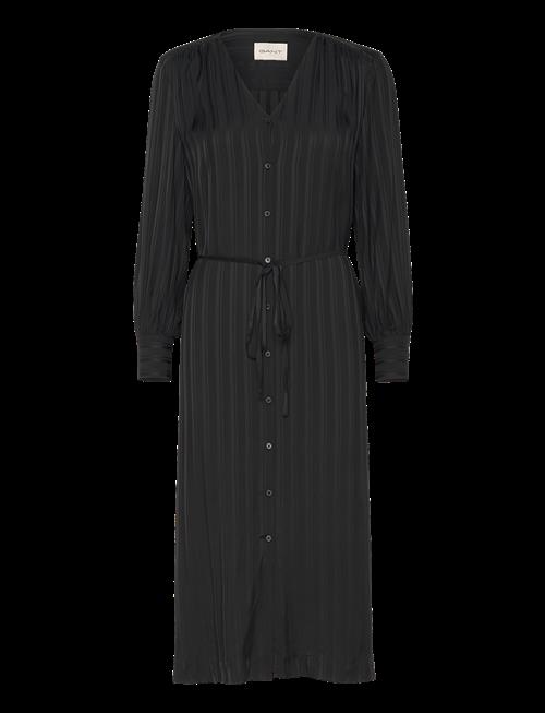 Gant | Relaxed Satin Stripe Shirt Dress | 38