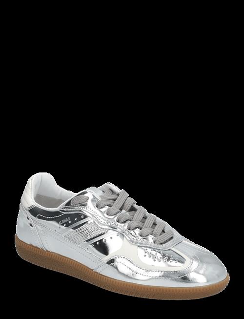ALOHAS | Tb.490 Rife Shimmer Silver Cream Leather Sneakers | 38