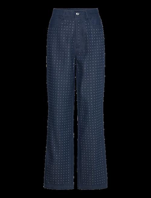 Malina | Kendra High Waisted Rhinestone Jeans | 28