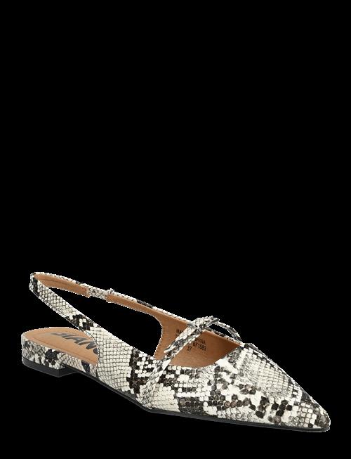 Bianco | Biabari Pointy Flat Slingback Faux Leather | 40